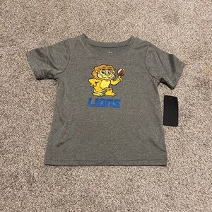 NFL Gray Detroit Lions Kids Tee